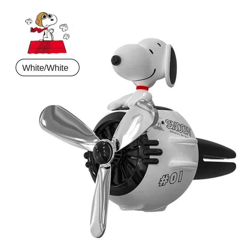 Snoopy Air Freshener Flying Propeller Pilot Series Car Accessories Anime Figures Aromatherapy Fragrance Diffuser Car Decor Gifts Beauty World Shop