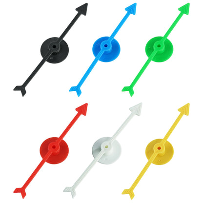 6pcs Plastic Arrow Pointer for Party DIY Board Game School Classroom Home Using Board Spinner Beauty World Shop