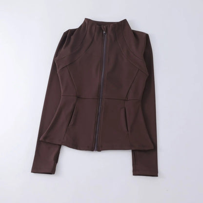 Yoga Clothes Windbreaker Sportswear Woman Running Long Sleeve Sweatshirt Sports Jackets Top Women Workout Tops Activewear Beauty World Shop