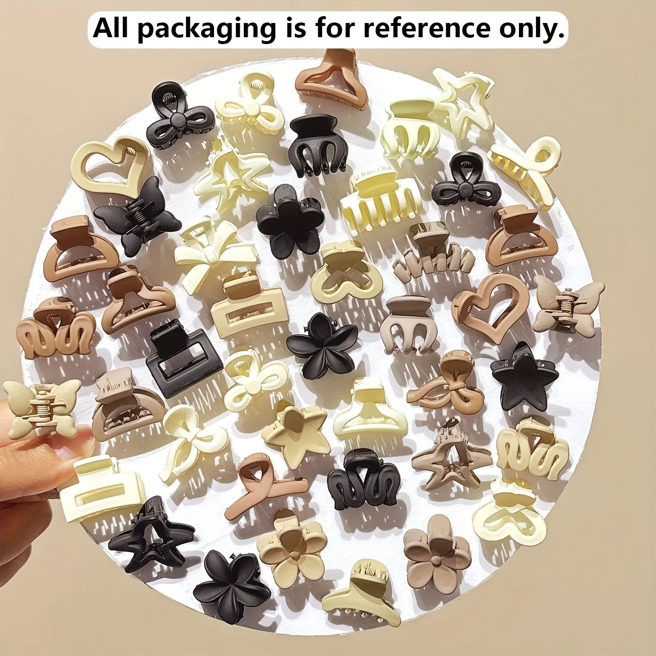 5/10/20/30pcs Beige Mixed Pack Small Clips, Cute Girl Accessories - Perfect for Daily Use, Special Occasions, or Travel Gifts Beauty World Shop