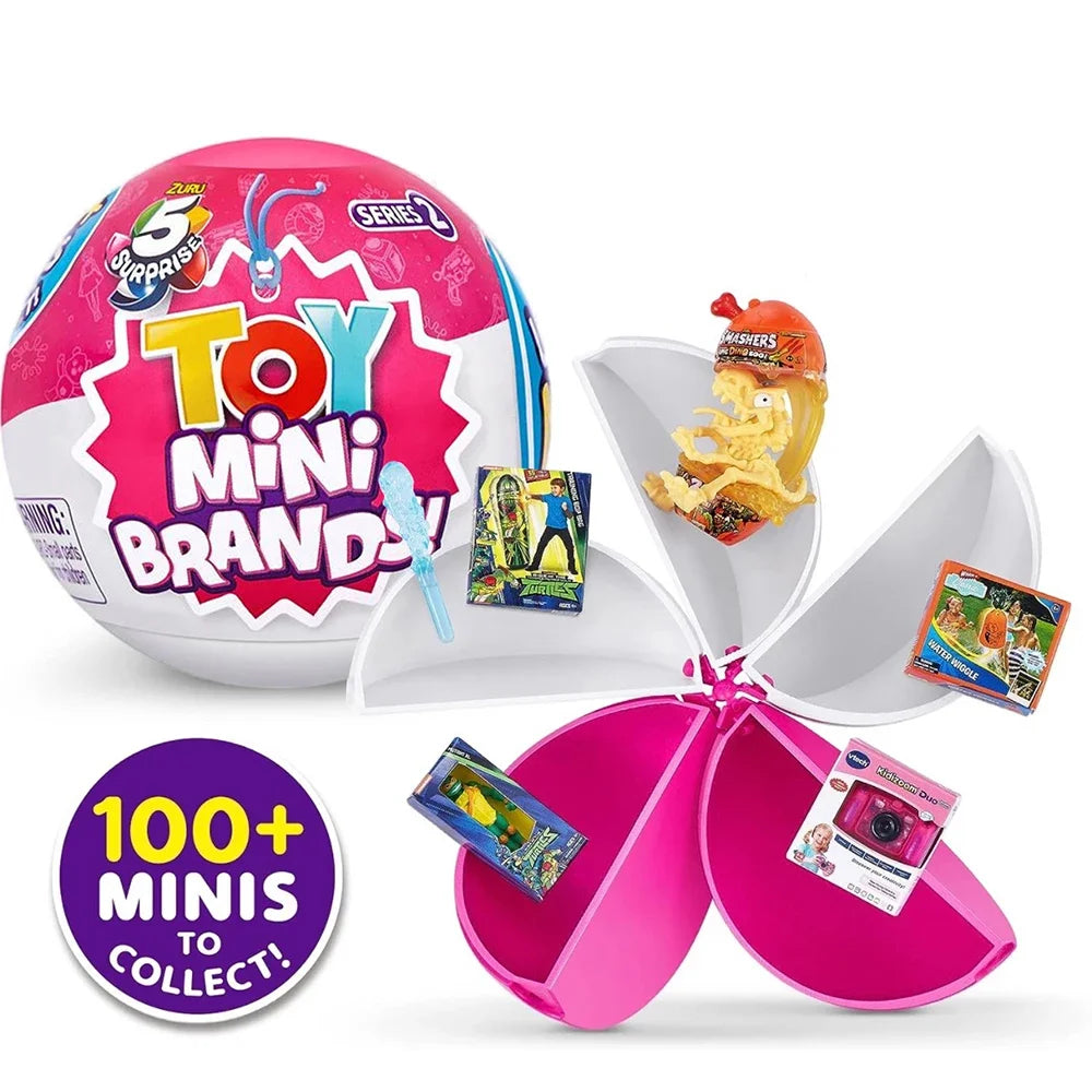 Zuru 5 Surprise Mini Brands Toys Zuru Mystery Blind Box Original Miniature Toy Childrens Surprise Blind Box Toy Gifts Cute Toys Beauty World Shop