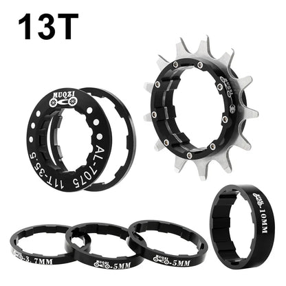 MUQZI Single Speed Cassette Cog 12T 13T 14T 15T 16T 17T 18T 19T 20T 21T 22T Bike Cassette Conversion Kit Beauty World Shop