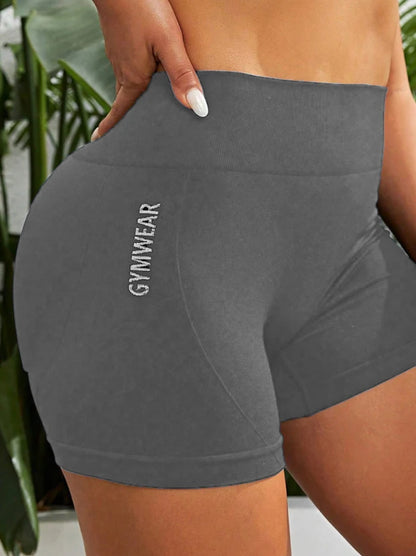 Women High Waist Butt Lift Sports Short Pants High Stretch Qyuick-Drying Breathable Yoga Shorts Athletic Tights Beauty World Shop