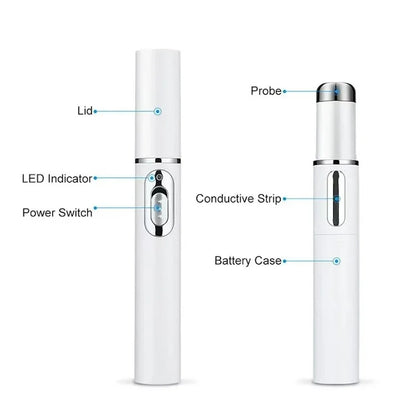 Blue Light Therapy Acne Laser Pen,LED Face Light Therapy For Scar Wrinkle Removal Treatment Device,Skin Care Beauty Appliances Beauty World Shop