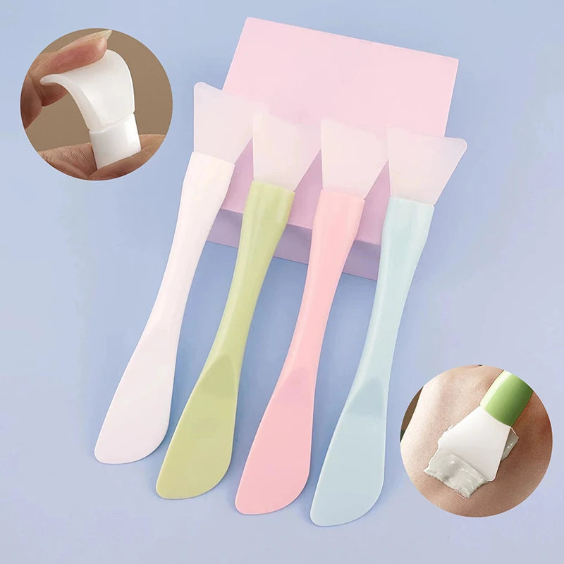 Silicone Facial Mask Brush Soft Hair Facial Mask Brush Brush Applicator For Facial Mask Beauty Salon Brushes Makeup Tools Beauty World Shop