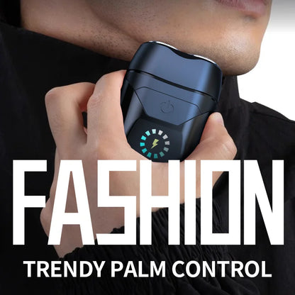 New electric dual head electric display shaver with variable speed and dual speed intelligent digital display beard trimmer