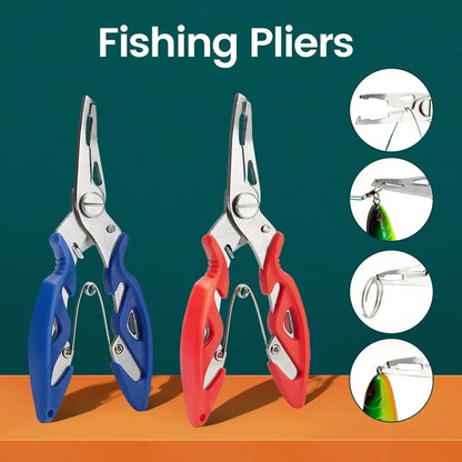Fishing Lure Plier Scissors Return Spring Latch Bend Design Comfortable Handle Needle Nose Pliers Eagle Nose Pliers Orange Beauty World Shop