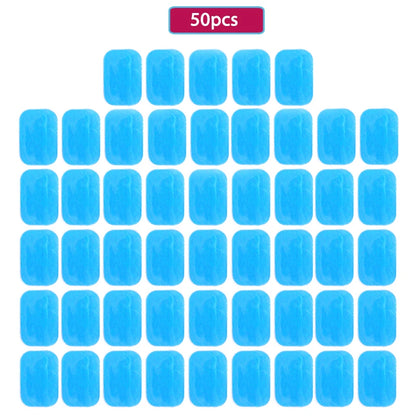 4*6cm EMS ABS Fitness Gel Pads  Muscle Stimulator Exerciser Replacement Gel Patch Fitness Accessories Training Massager Relax Beauty World Shop