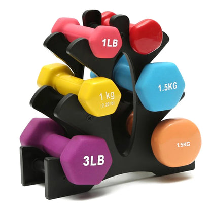 1Pcs 3-Tier Dumbbell Storage Rack Stand Multi-layer Hand-Held Dumbbell Storage Rack Home Office Gym Dumbell Weight Rack Beauty World Shop
