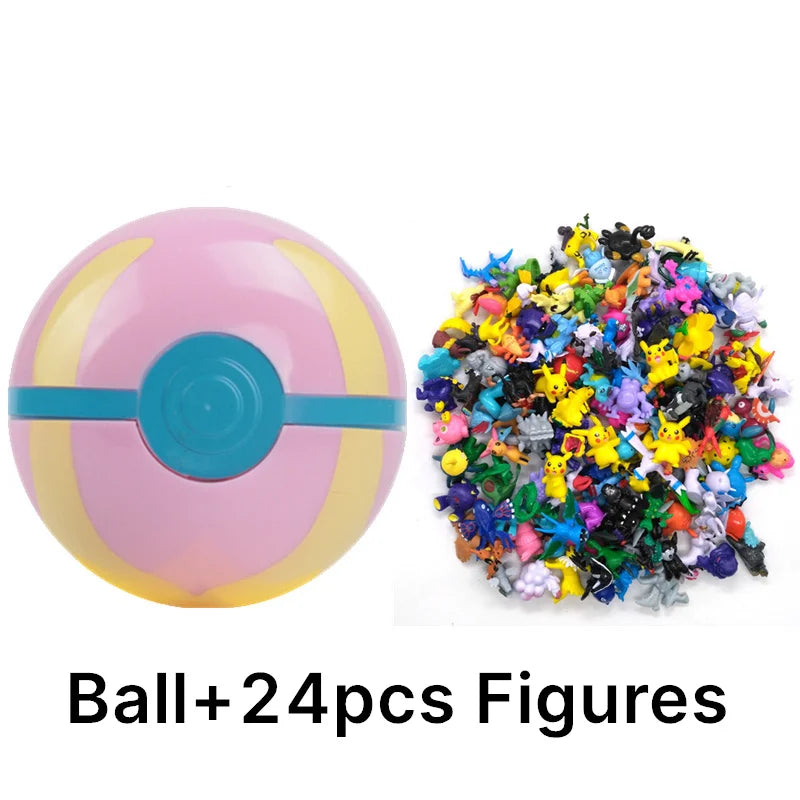 аниме фигурки Toys 7Cm Elf Ball 2-3cm Anime Action PokeBall Figures Monster Toy Model Dolls Children Christmas Gift Beauty World Shop