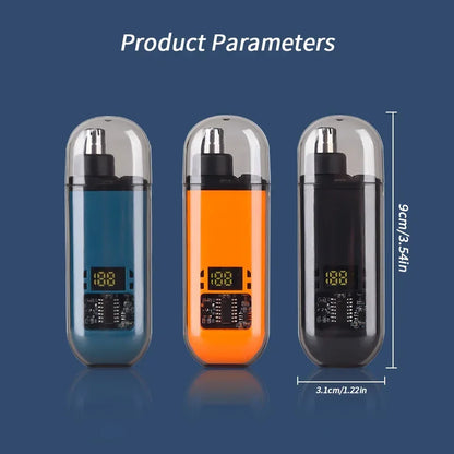 2 In 1 Electric Portable Ear And Nose Hair Trimmer Clipper 2024 Professional Painless Portable Eyebrow For Men Beauty World Shop