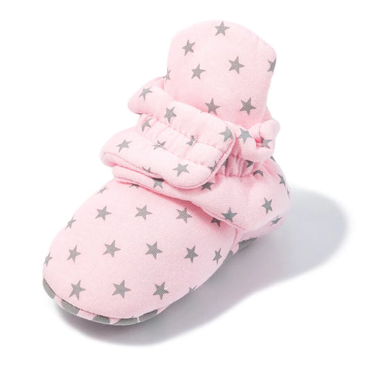 Winter Padded Thickened High-top Warm Newborn Baby Walking Shoe Anti-slip Cotton Soft Bottom Versatile Classic Baby Casual Shoes THee STORE