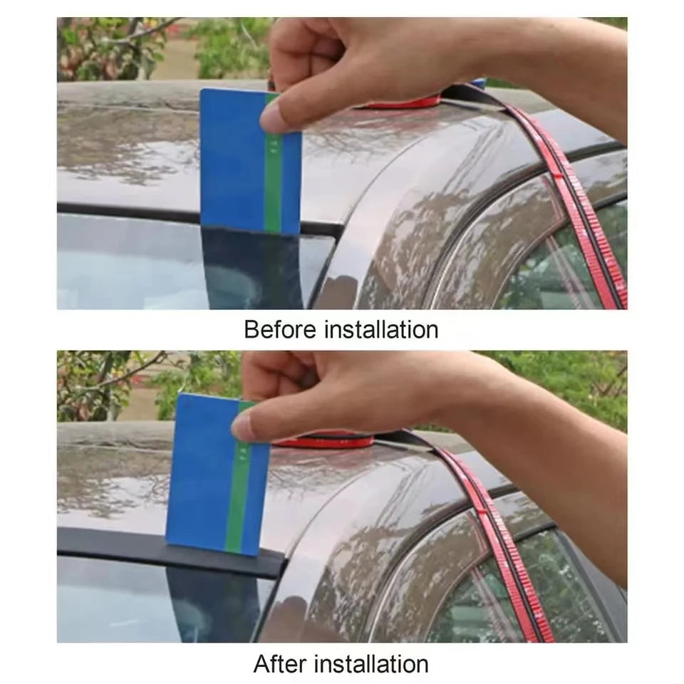Car Seals Edge Sealing Strips Rubber Auto Roof Windshield Car Sealant Protector Strip Window Seals Noise Insulation Soundproof Beauty World Shop