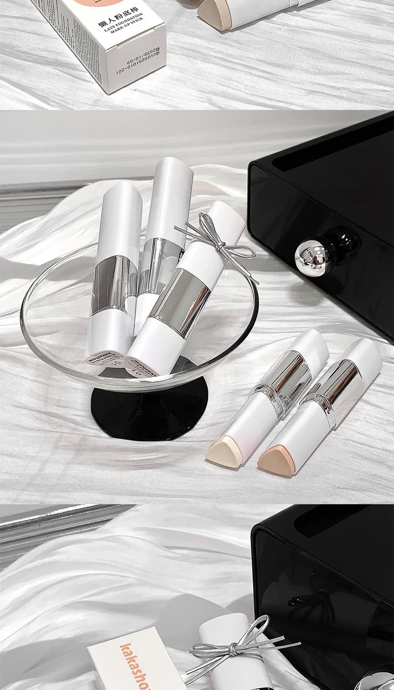 Lazy Foundation Stick, Moisturizing and Natural Concealer Makeup, Matte Makeup Base, Rare Beauty, Keep Makeup and Sweat Beauty World Shop