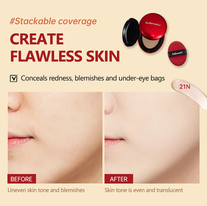 Sunscreen Cushion Foundation Fit Cushion Foundation Full Coverage Waterproof Long-lasting Concealer Long-lasting Makeup Beauty World Shop
