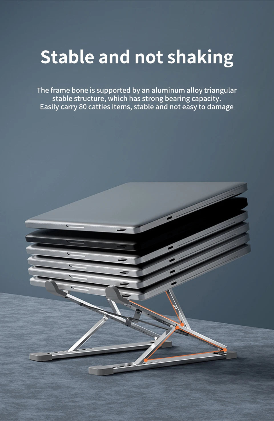 Laptop Stand For Macbook Folding Adjustable Aluminum Computer Pc Tablet Stand Notebook Tablelaptop Holder Heat Dissipation Beauty World Shop