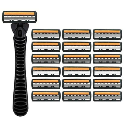 Shaver Brand New Design Men Razor Shaving two Layer Shaver Reusable Razor Imported Blade Multi Tool Head Change Beauty World Shop