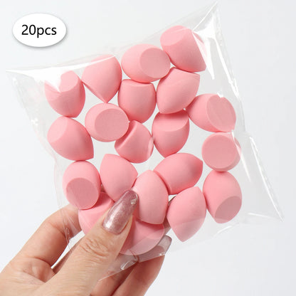 20 件装 Mini Finger Puff Beauty Cosmetic Foundation Cosmetic Sponge Makeup Blender Suitable for Cream & Powder Concealer Beauty World Shop
