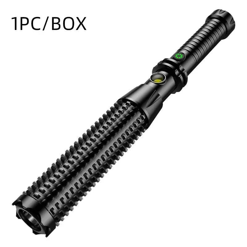 Wolf Tooth Lamp Rod Strong Light Charging Outdoor Super Bright Multi Functional Vehicle Retractable Self Defense Window Patrol Beauty World Shop