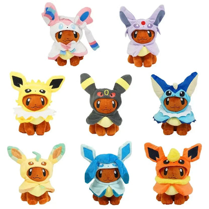 Eevee Cos Umbreon Espeon Jolteon Flareon Glaceon Vaporeon Sylveon Leafeon Plush Toys Stuffed Soft Stuffed Animal Plushies 20CM Beauty World Shop
