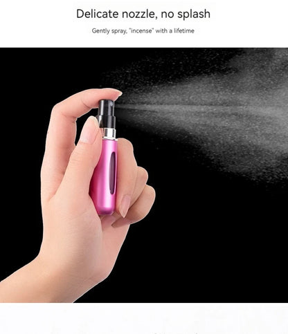5/8ml Portable Perfume Atomizer Liquid Container For Cosmetics Mini Aluminum Spray Alcochol Empty Refillable Bottle Beauty Fashion