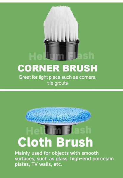 Household Multipurpose Cleaning Brush  Kitchen Gadgets Hair Brushes Bathroom Broom Toilet Mops Electric Cordless Spin Scrubber
