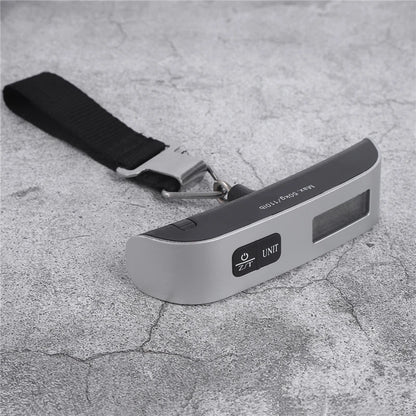 Portable Scale Digital LCD Display 110lb/50kg Electronic Luggage Hanging Suitcase Travel Weighs Baggage Bag Weight Balance Tools Beauty World Shop