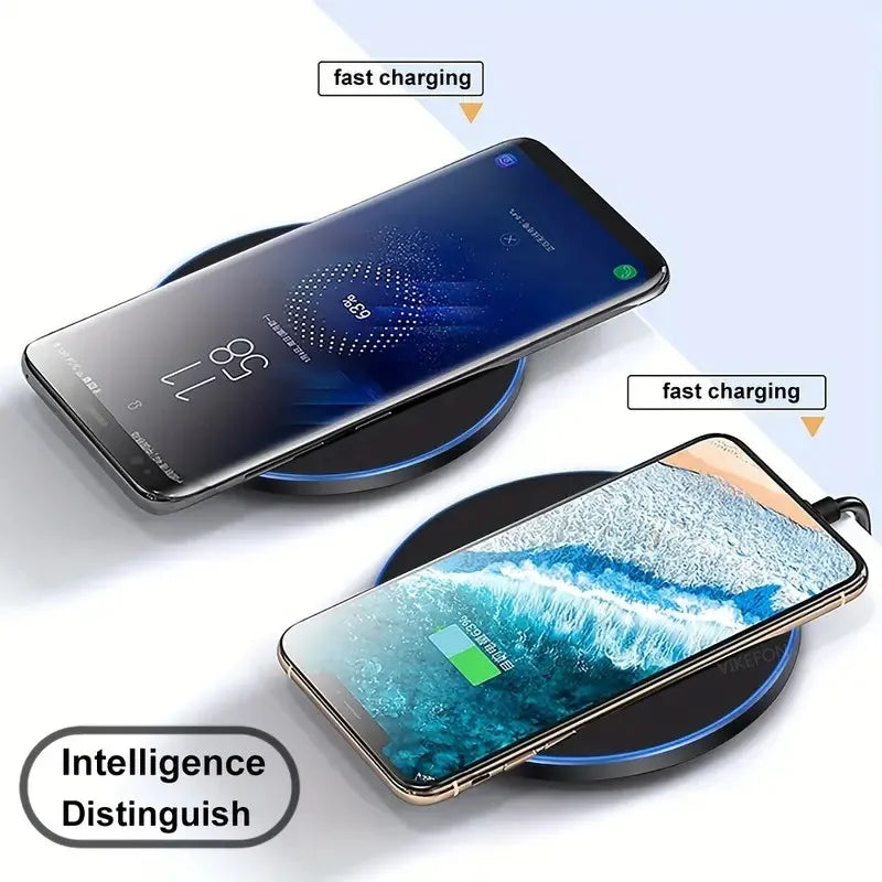30W Wireless Charger For iPhone 15 14 13 12 X Pro Max Induction Fast Charging Pad Dock Station For Samsung S23 S22 Xiaomi Huawei Beauty World Shop