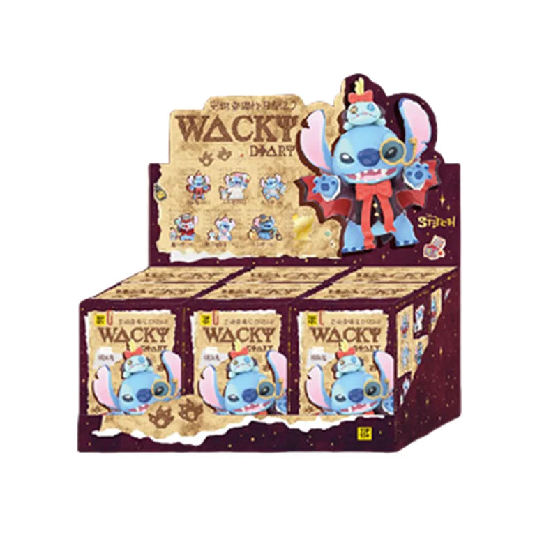 Stitch Weird Diary Series Anime Figures Creative Cute Doll Statue Model Mystery blind box Toys Children Birthday Gifts Beauty World Shop