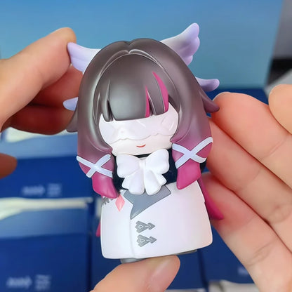 Mihoyo Genshin Impact Fatui Harbinger Q Version Series Blind Box Desktop Mini Doll Model Toys Trend Decoration Surprise Gifts Beauty World Shop