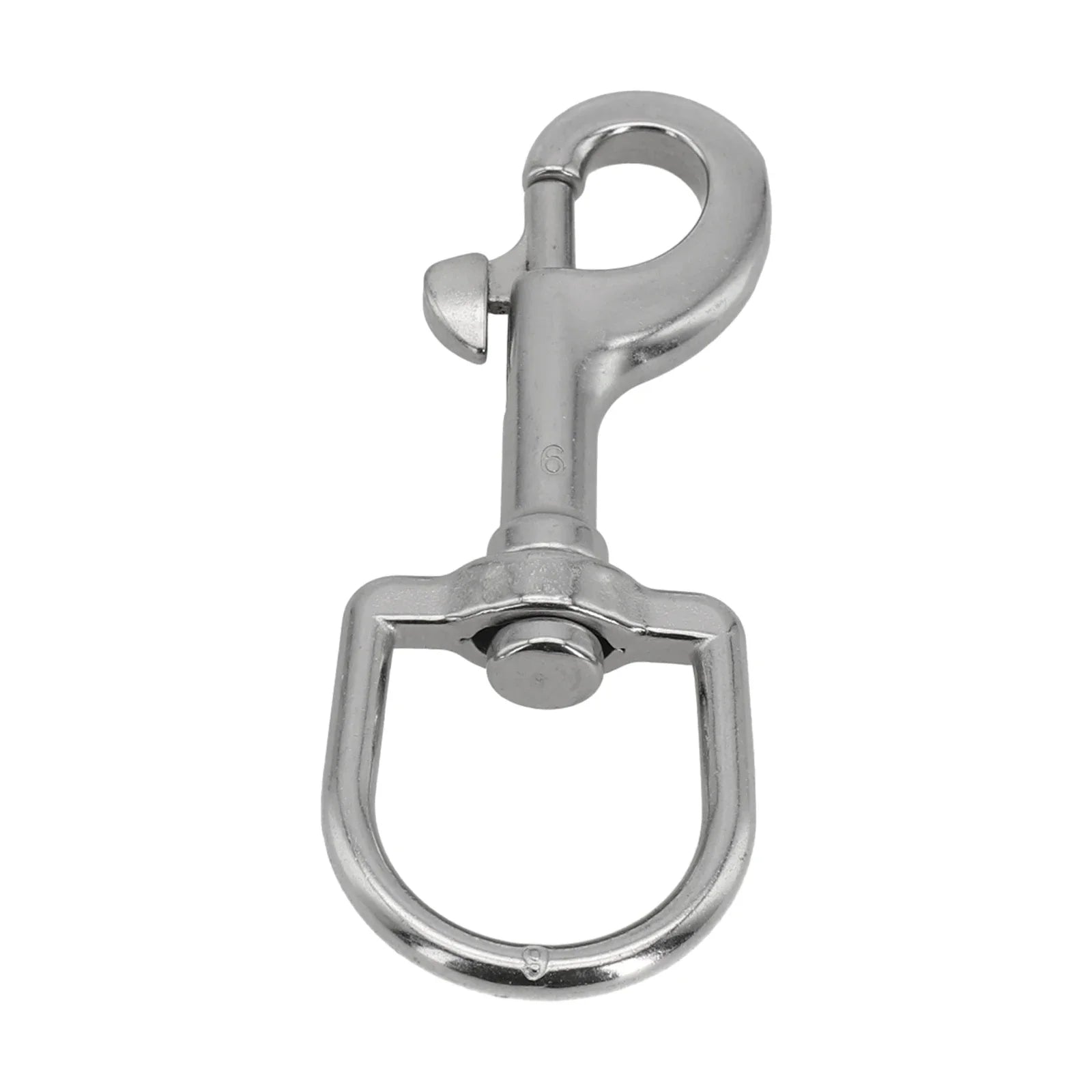 1PCS 316 Stainless Steel Diving Swivel Bolt Snap Spring Hook Clip For Scuba Diving Pet Leash Flag Stainless Steel Oval Swivel Beauty World Shop
