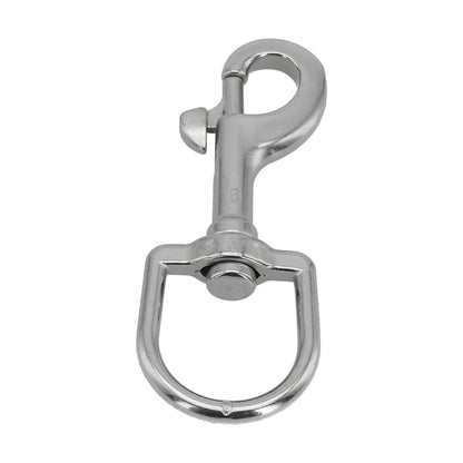 1PCS 316 Stainless Steel Diving Swivel Bolt Snap Spring Hook Clip For Scuba Diving Pet Leash Flag Stainless Steel Oval Swivel Beauty World Shop