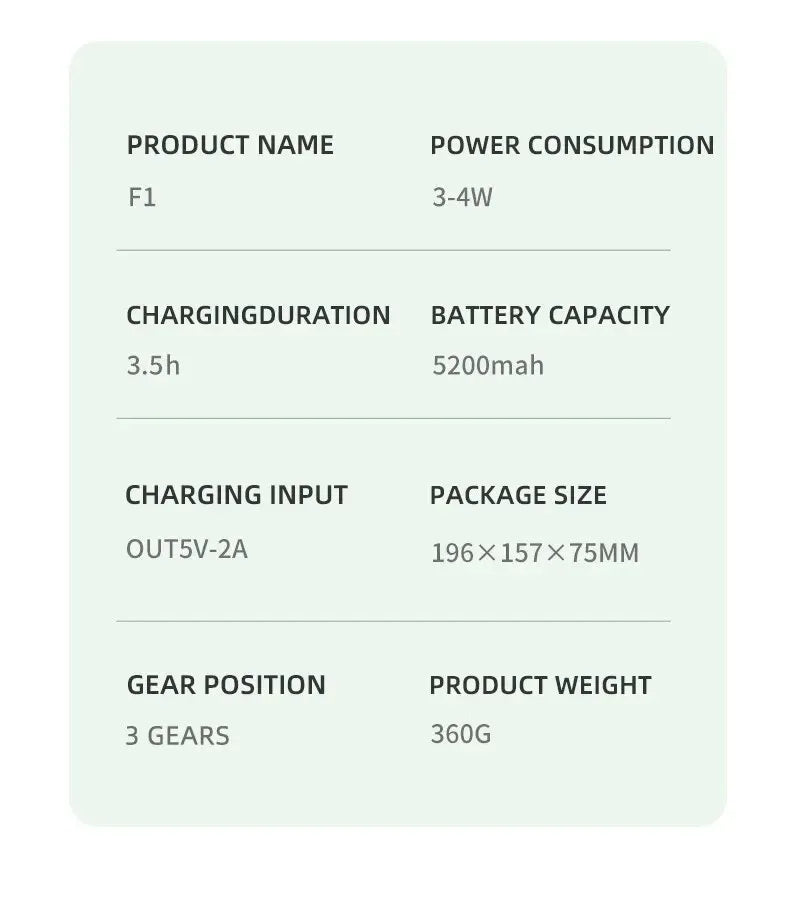 New 5200 mah multi-functional stroller Mini fan Portable USB charging small fan Mobile phone seat outdoor handheld Octopus fan