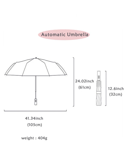 Windproof Double Layer Fully Automatic Resistant Umbrella Beauty World Shop