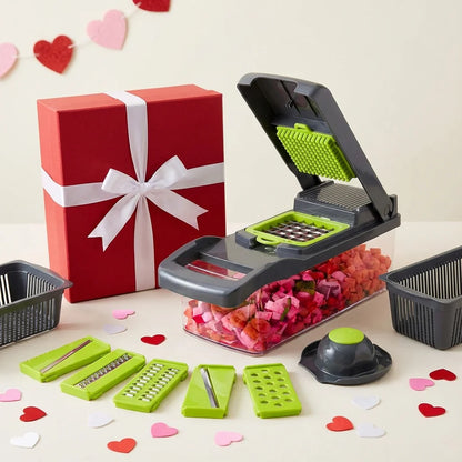 Valentine's Gift Safe Hand Guard Vegetable Cutter, for Cooking Together. 33x12cm, Shows Your Care Beauty World Shop