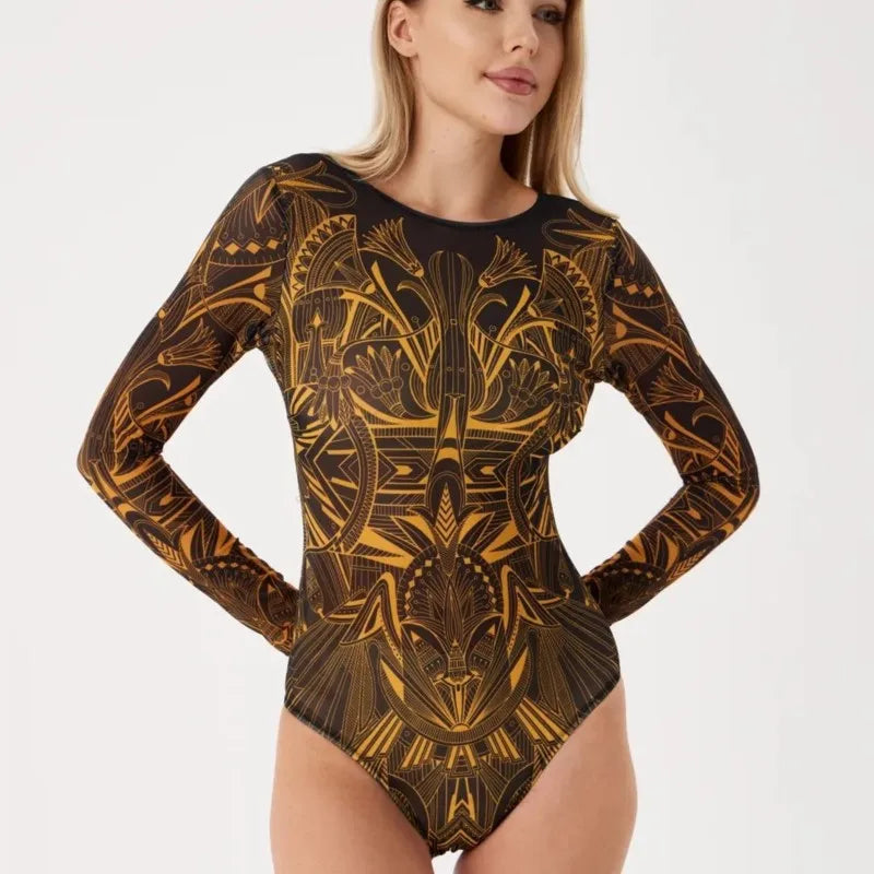New High Waist Sexy Swimsuit Women Summer Bathing Suit Bikini Set Long Sleeve Swimwear Women Beach Swimming Suit For Female Beauty World Shop