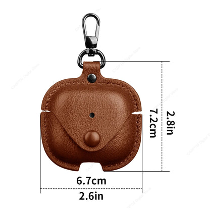 Retro Leather Case For AirPods 4 Pro 3 Business Earphone Cases For Apple AirPods 4 4th Generation Cover Headset Shell With Hook