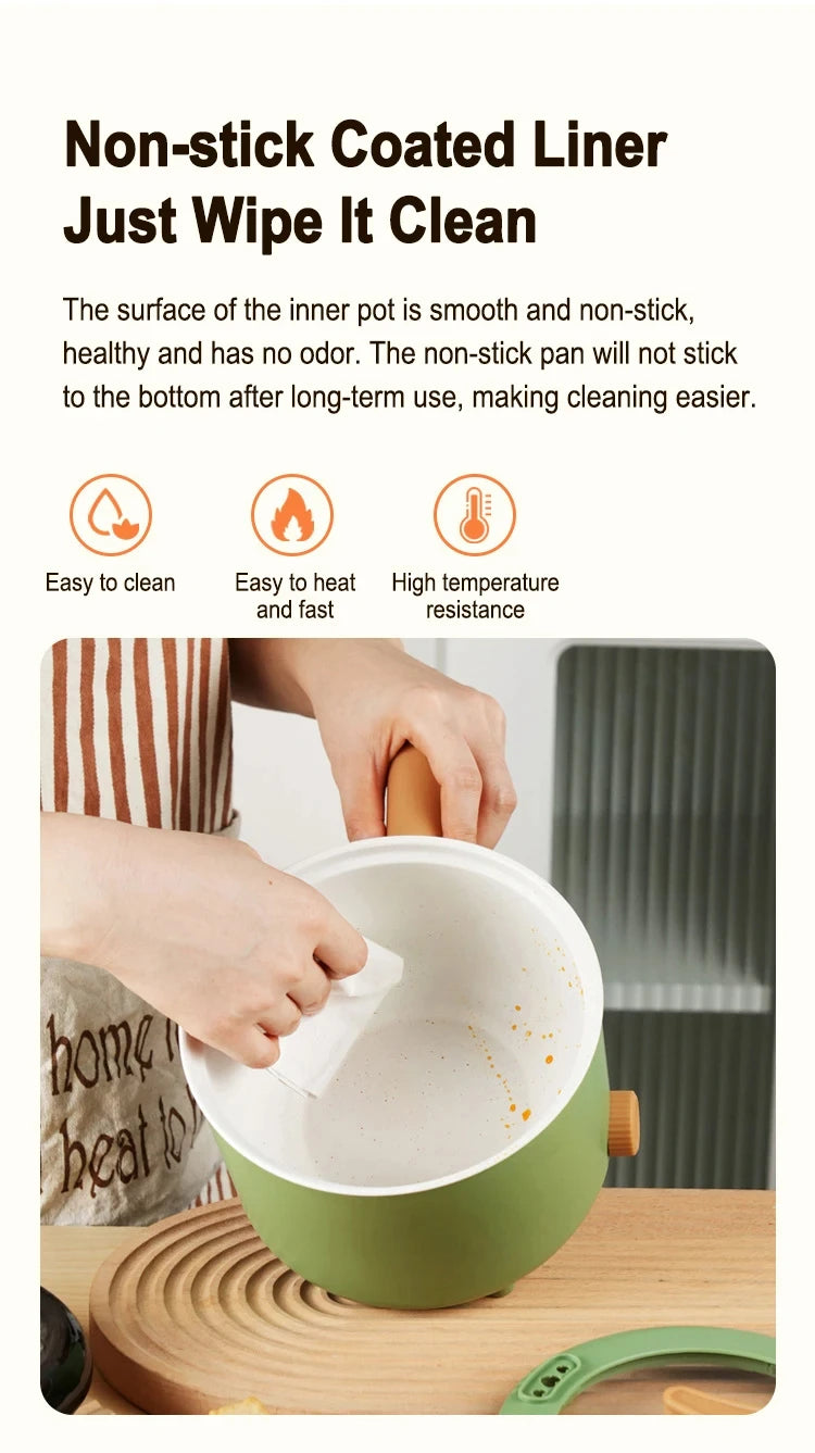 Multi Cookers Electric Pot Household Non-stick Pan Hot Pot Rice Cooker Cooking Appliances Electric Rice Cooker Beauty World Shop