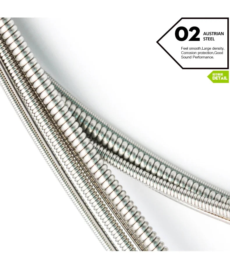 Orphee 1/5/10 Pcs Electric Guitar Strings Set RX Series Hexagonal Carbon Steel 6 String for Electric Guitar Accessories&Parts Beauty World Shop
