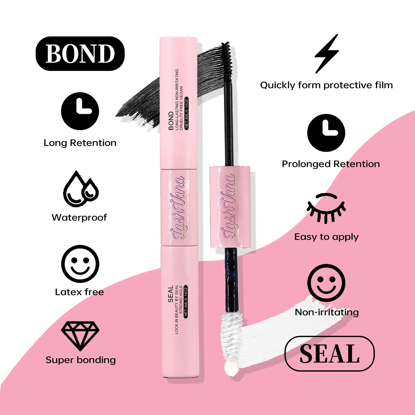 DIY Lashes Extension Kit Eyelashes 200 PCS Clusters Lash Bond and Seal Makeup Tools for Gluing  Lashes Gluing Glue  Accessories Beauty World Shop