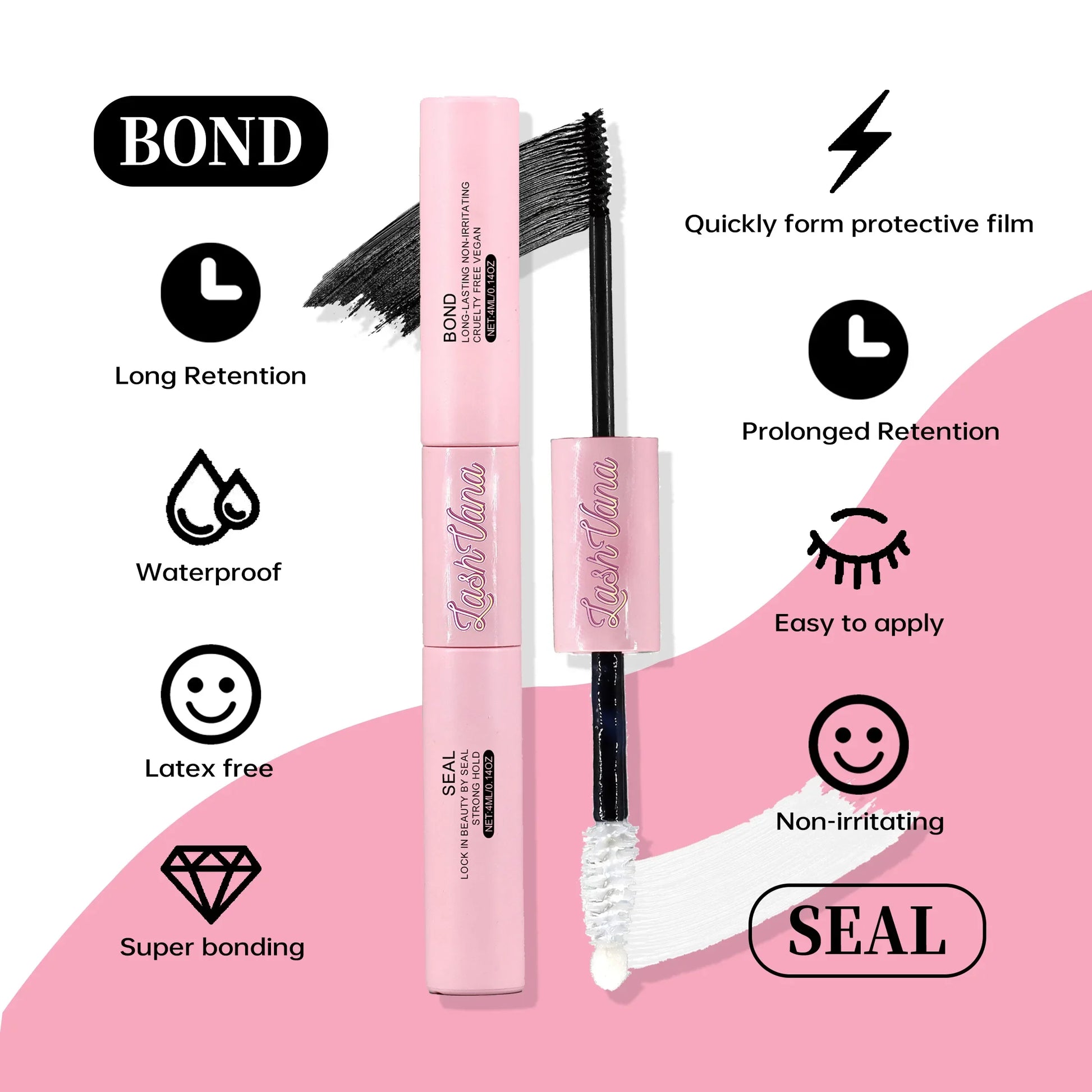 DIY Lashes Extension Kit Eyelashes 200 PCS Clusters Lash Bond and Seal Makeup Tools for Gluing  Lashes Gluing Glue  Accessories Beauty World Shop