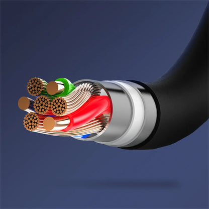 Miwayer Guitar Effect Pedal Flat Patch Cables 5 Inch Length with 1/4 Inch Right Angle Connectors Patch Cable Kit 1 Packs Beauty World Shop