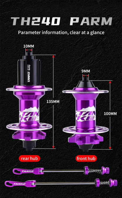 TANKE 120 Click Hub Bearing MTB Hub Front Rear 32 36 Holes Disc Brake Bicycle Hubs 7 8 9 10 11 12 Speed Quick Release 6 Pawl Hub Beauty World Shop