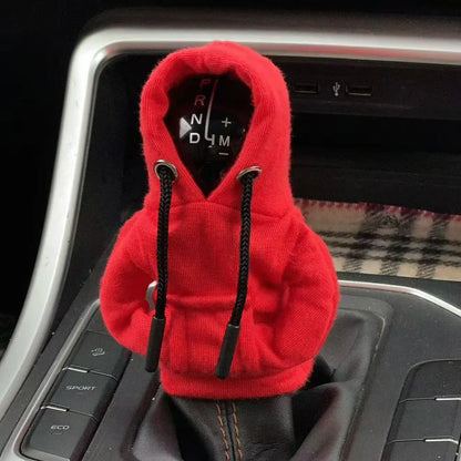 Gear Shift Mini Hoodie Cover Shift Cover Gear Handle Decoration Fits Manual Automatic Universal Car Shift Lever Interior Decor Beauty World Shop
