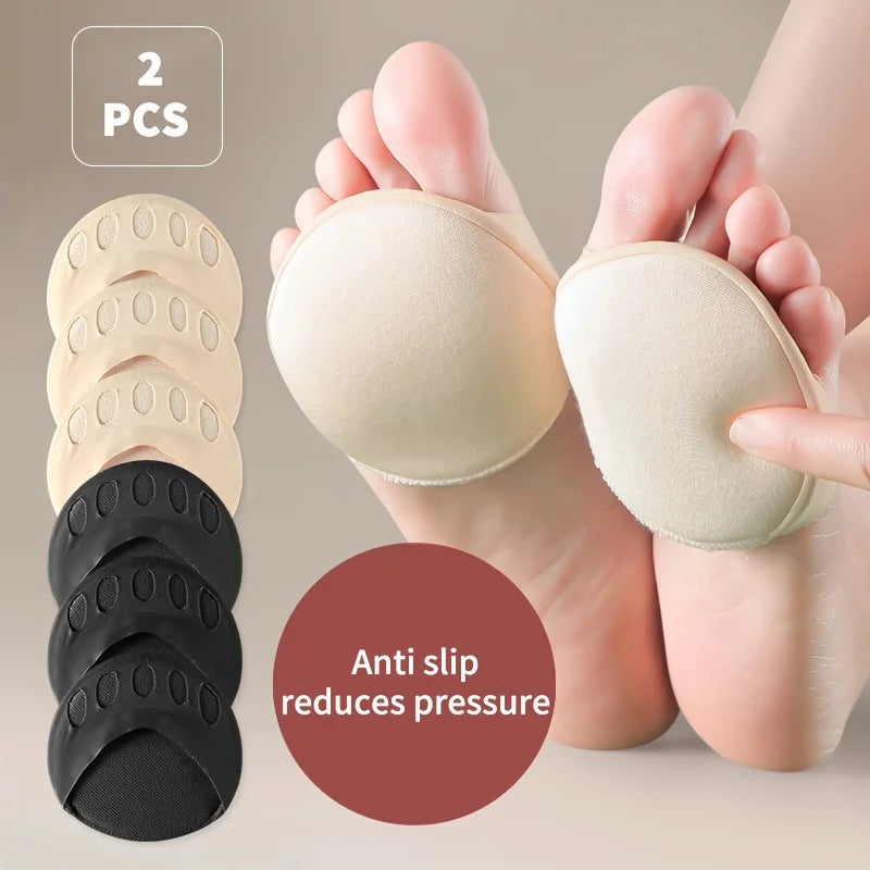 2-Pack Breathable Toe Pads, Forefoot Pad Protectors - Reusable Foot Pads, Foam Pads to Prevent Forefoot Pain and Discomfort Beauty World Shop