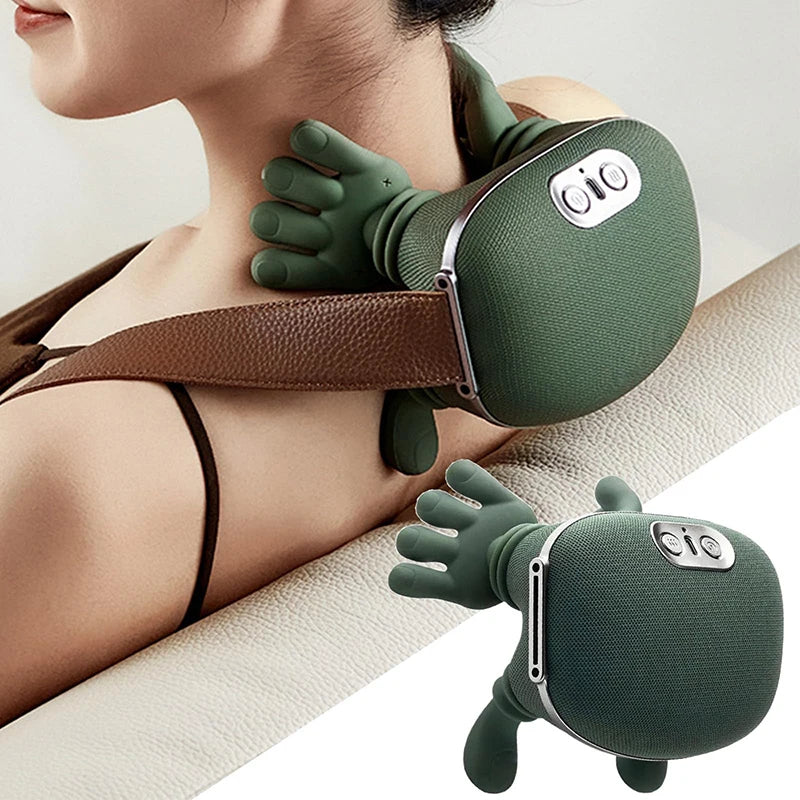 2026 Bionic Neck Shoulder Massager N7 Kneading Massager Shawl 3-Level Modes Neck Cervical Waist Leg Body Muscles Massage Pillow Beauty World Shop
