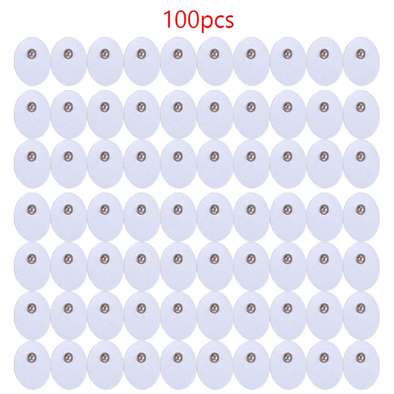 30/50/100pcs Electrode Pads Low Frequency Massager EMS Tens Machine Digital Massager Tools Beauty World Shop