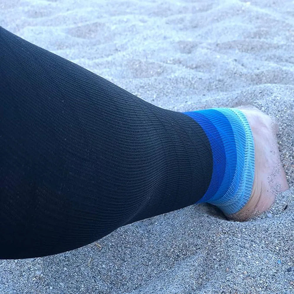 1Pair Calf Support Compression Sleeves for Women Men Running 20-30mmHg Footless Leg Socks Outdoor Sports Marathon Beauty World Shop