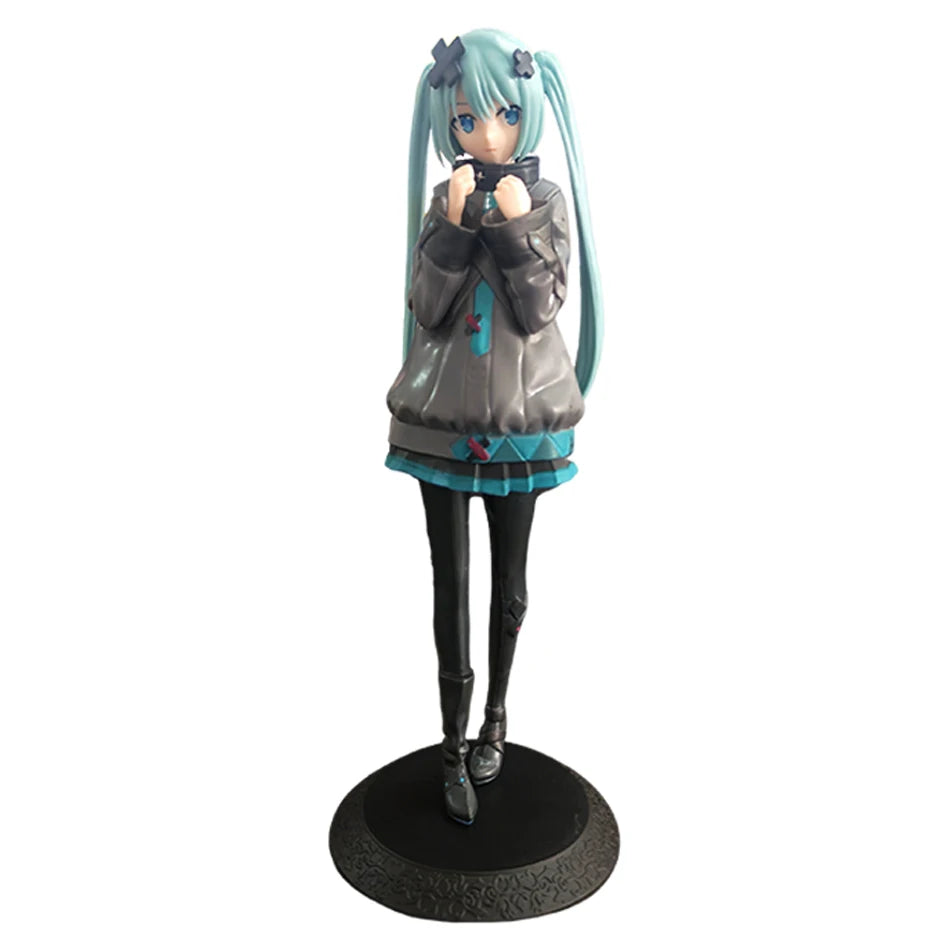 New 12-20cm Desktop Cute Hatsune Miku Kwaii Style Anime Figure Toys PVC Model Collector Doll Birthday Gift Beauty World Shop