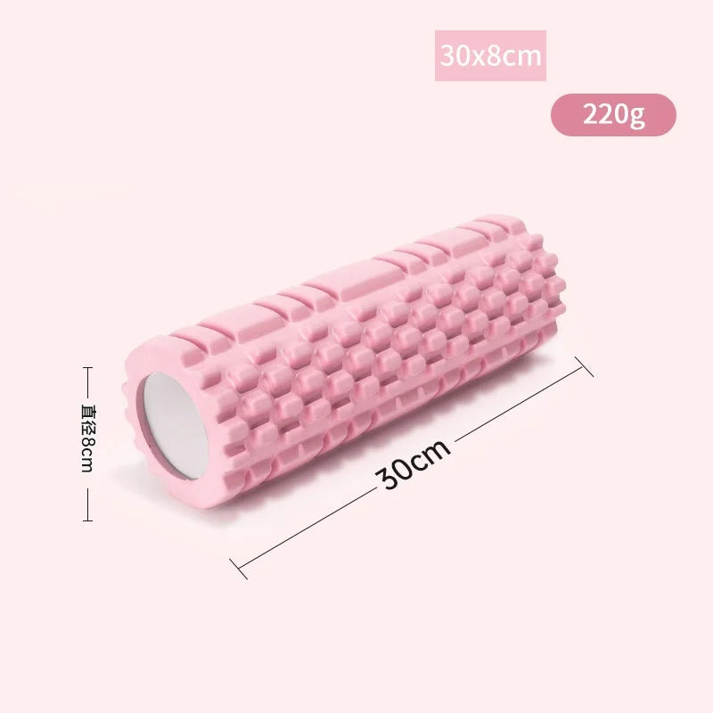 30CM Yoga Roller Massage Foam Myofascial Release Roll Gym Foam Roller Foam Sports Roller Gym 10cm Fitness YJZ01 Beauty World Shop